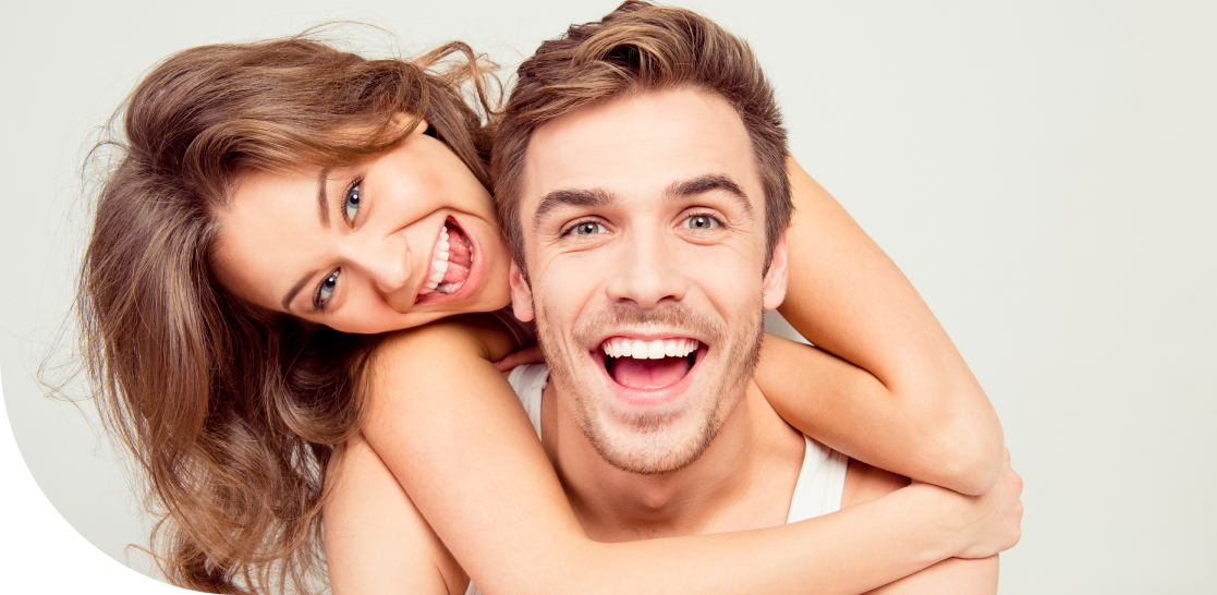 smiling young couple