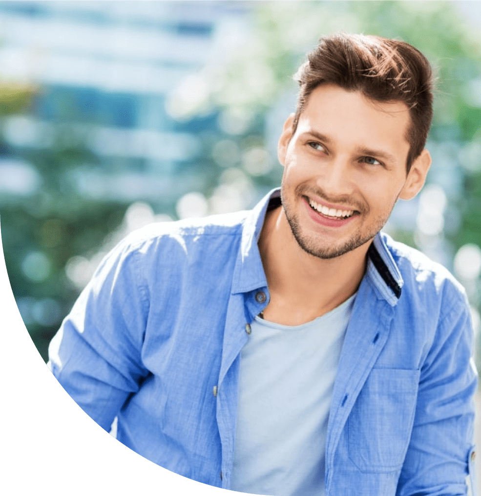 smiling man