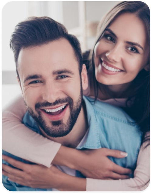 smiling couple