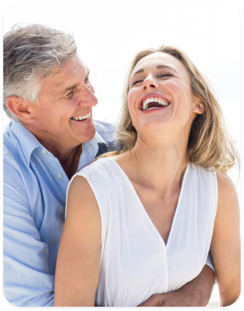 smiling old couple smiling old couple